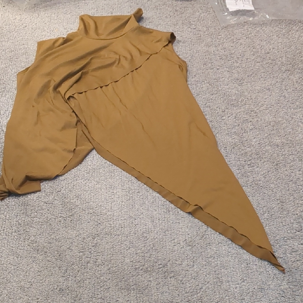 Asymmetric Tunic Top For Dance